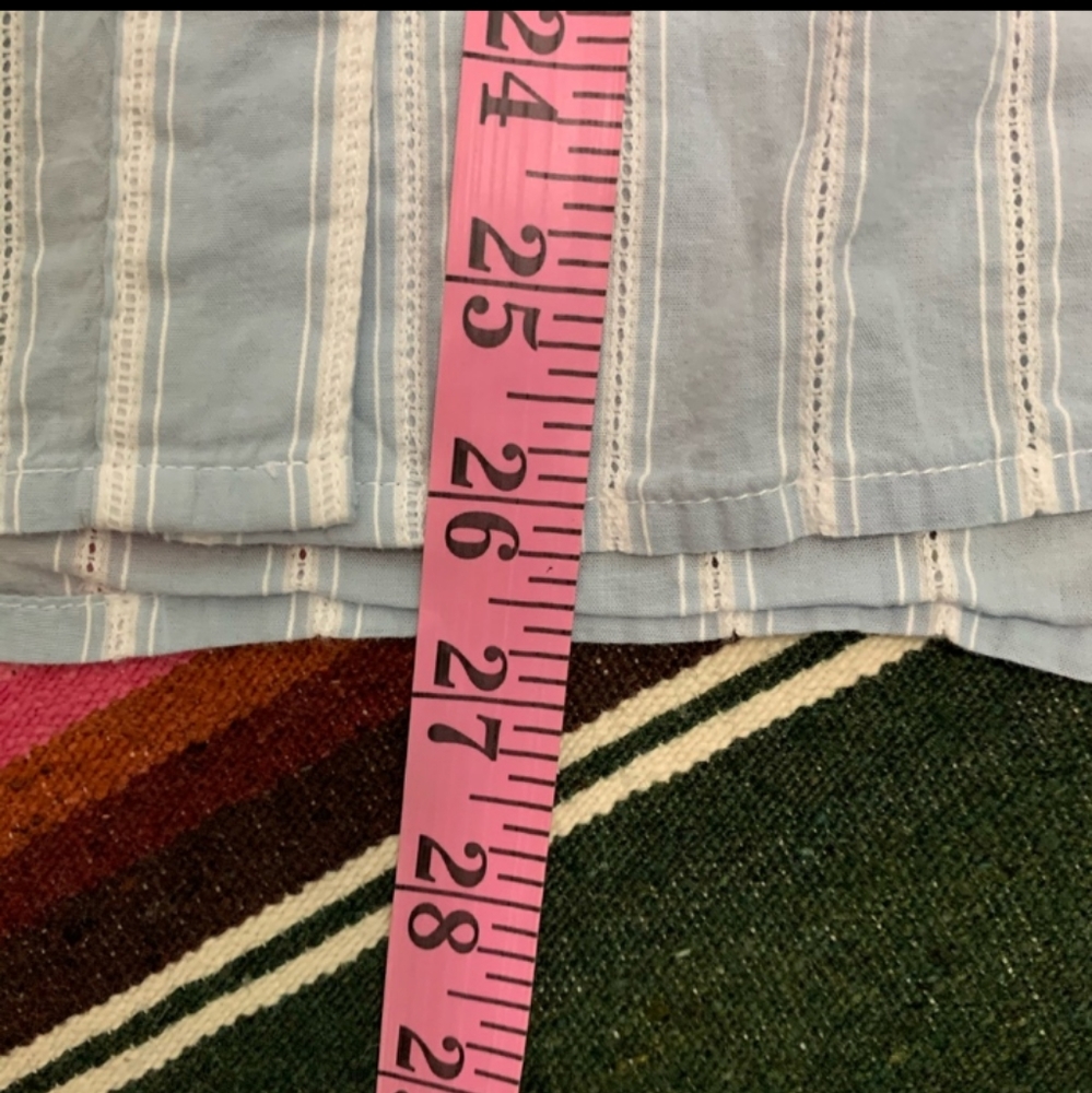 Final/PRICE FIRM Lane Bryant ruffle striped top - Picture 7 of 9